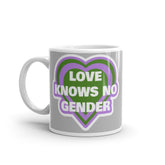 Love Knows No Gender Genderqueer Mug